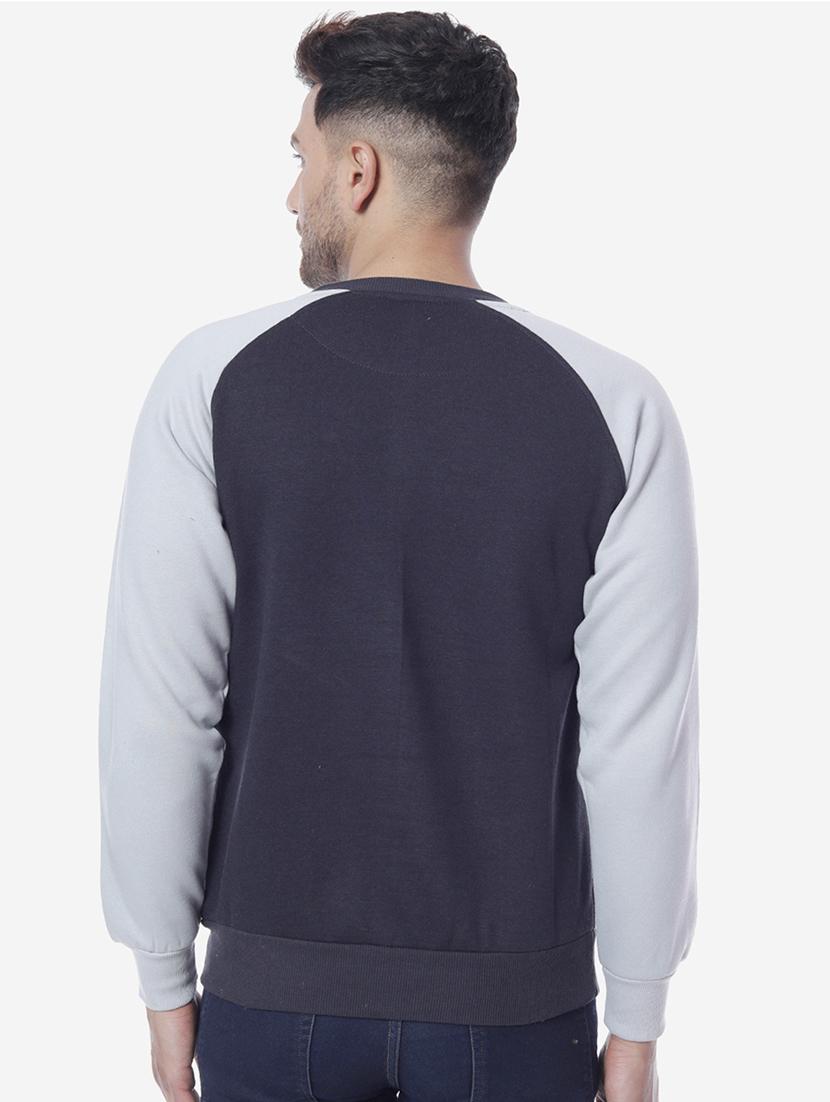 grey printed raglan sweatshirt - 17967297 - Standard Image - 2
