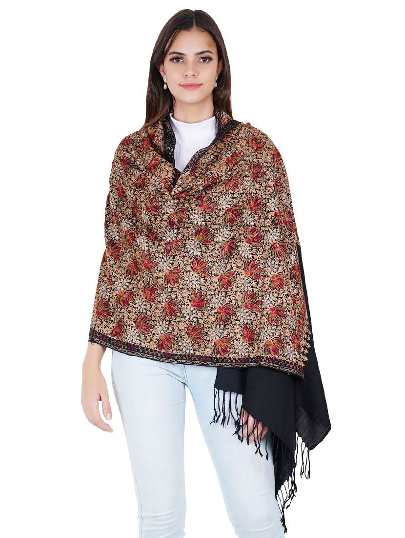 women's floral print stole
