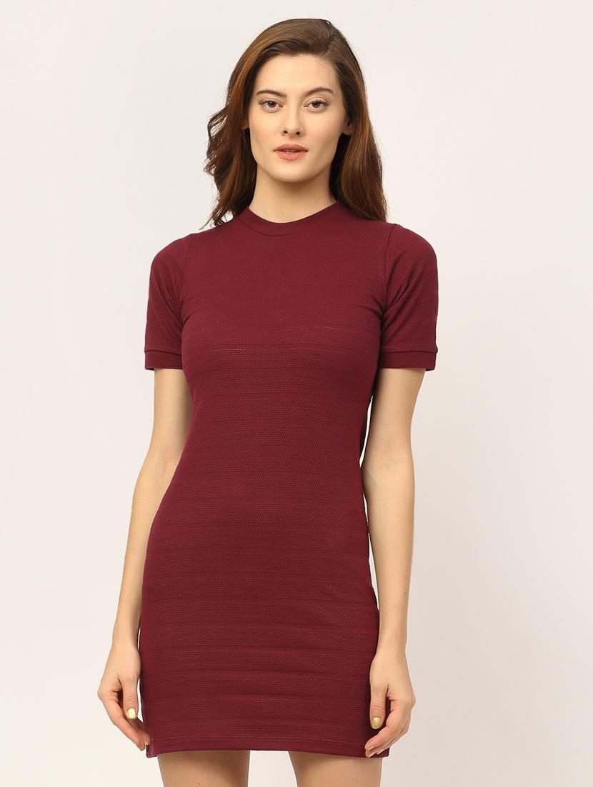women's bodycon solid dress - 17970148 - Zoom Image - 0
