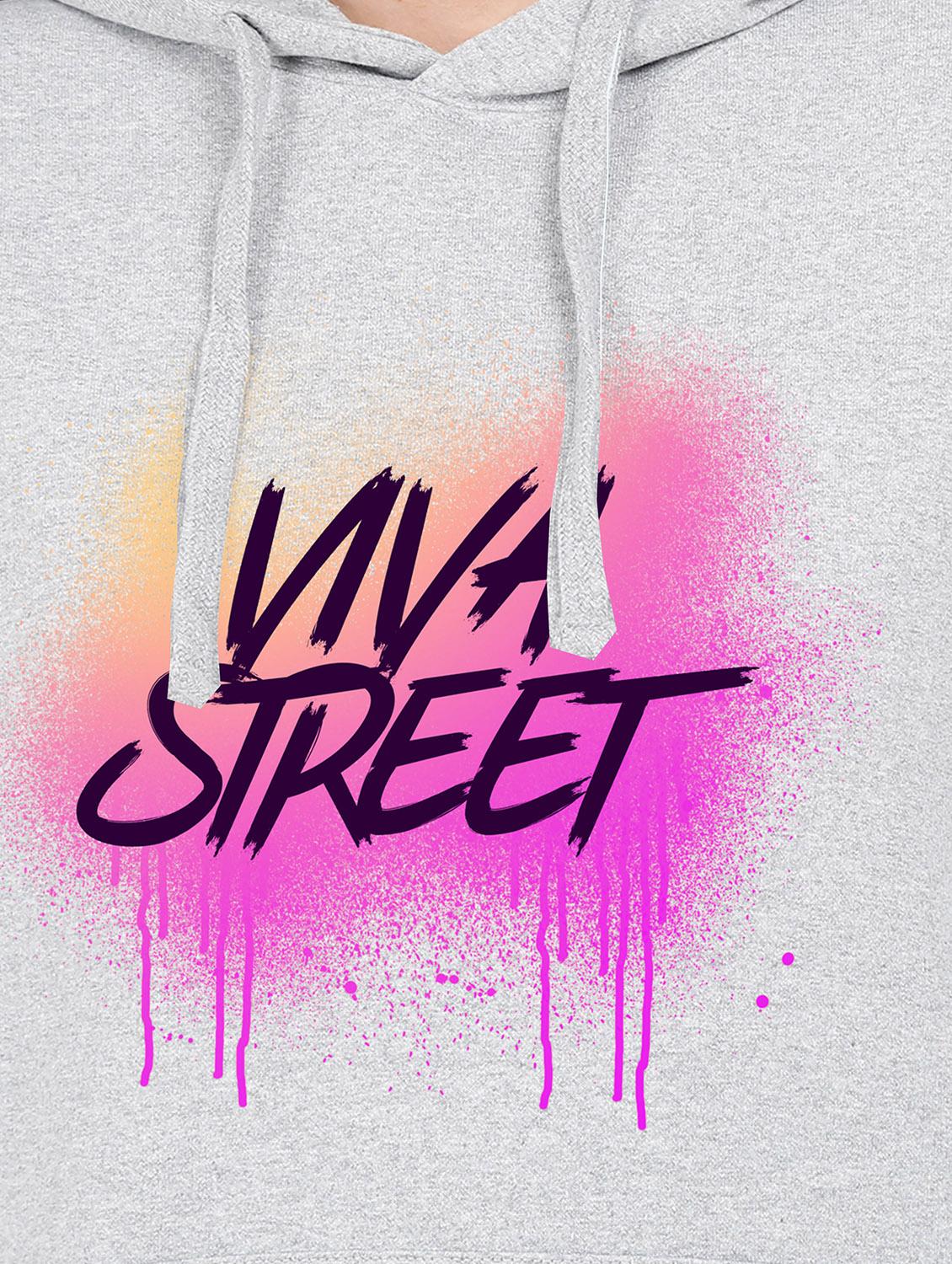 hooded neck graphic sweatshirt - 17971274 - Standard Image - 2