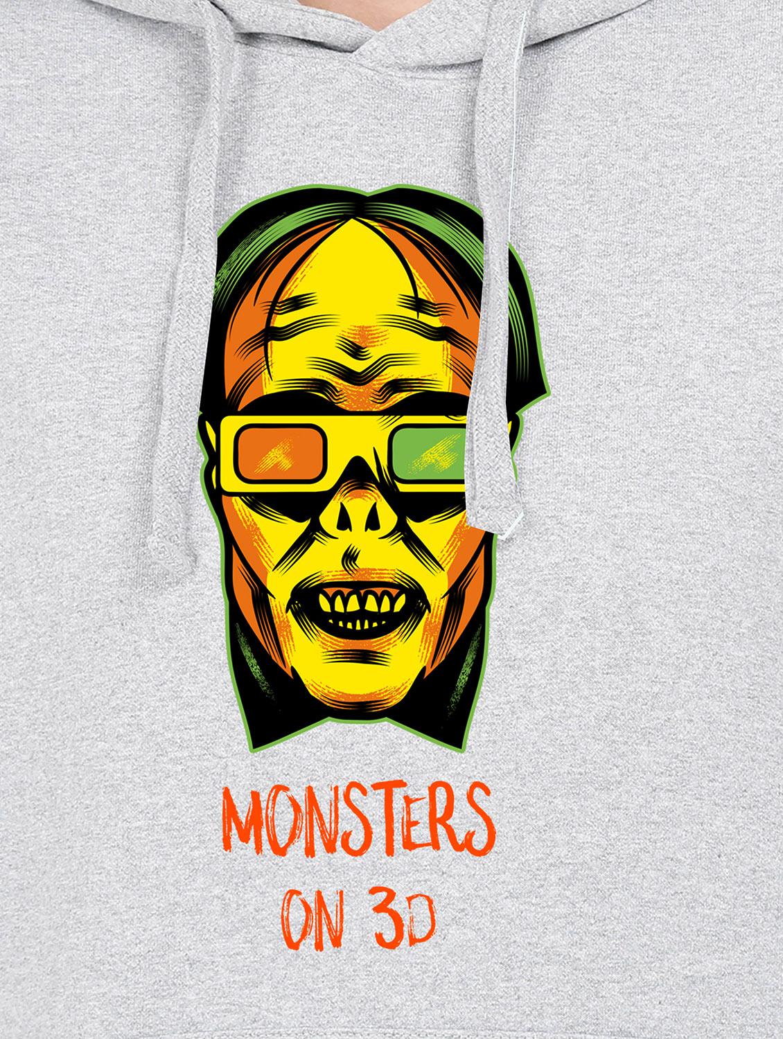 hooded neck graphic sweatshirt - 17971303 - Standard Image - 2