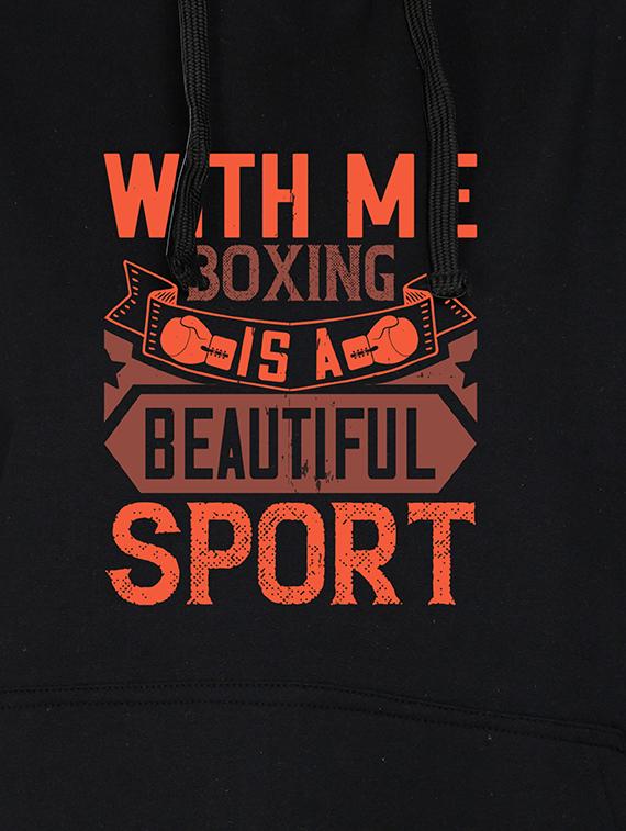 hooded neck graphic sweatshirt - 17971489 - Standard Image - 2