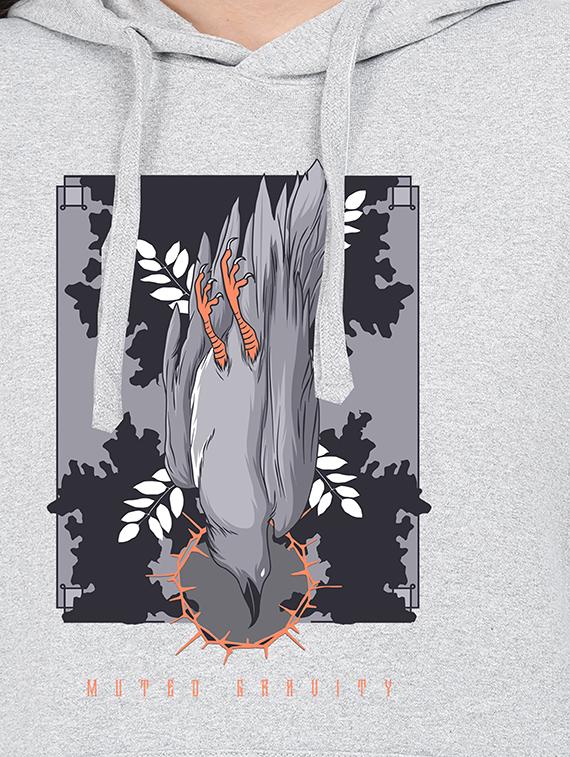 hooded neck graphic sweatshirt - 17971644 - Standard Image - 2