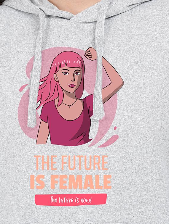 hooded neck graphic sweatshirt - 17971654 - Standard Image - 2