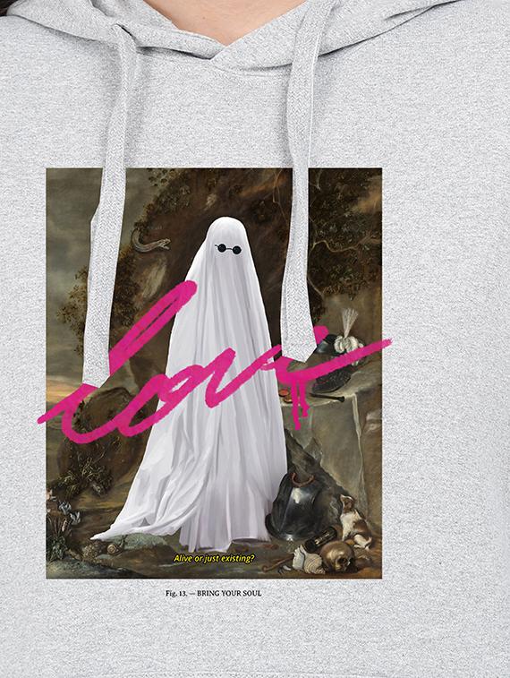 hooded neck graphic sweatshirt - 17971660 - Standard Image - 2