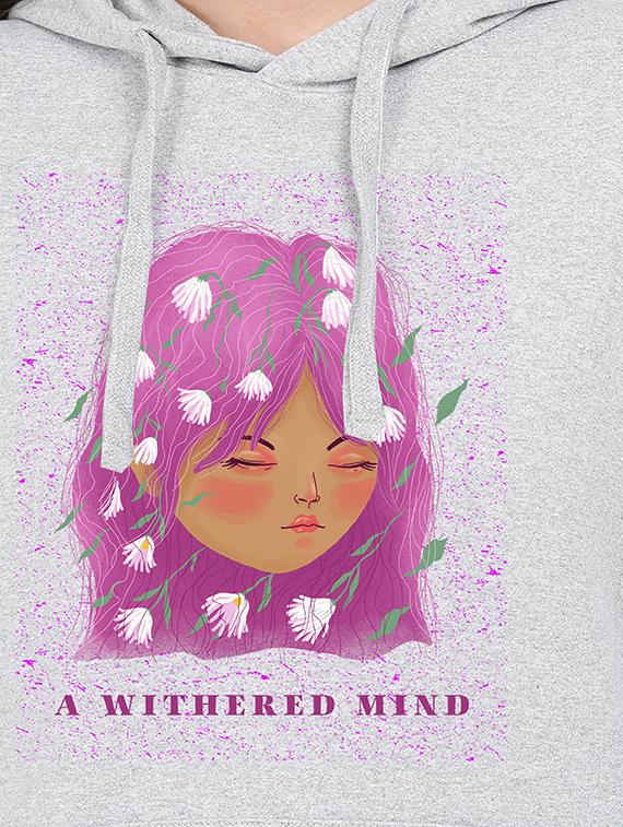 hooded neck graphic sweatshirt - 17971663 - Standard Image - 2