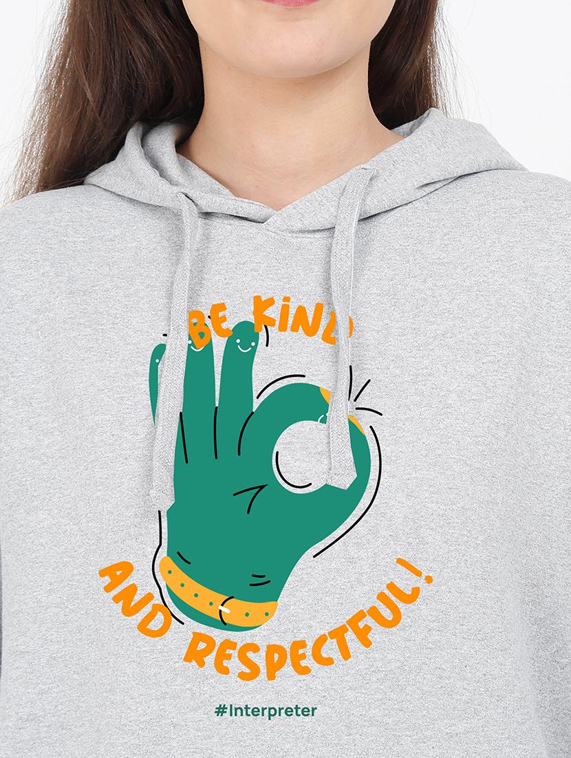 hooded neck graphic sweatshirt - 17971690 - Standard Image - 2