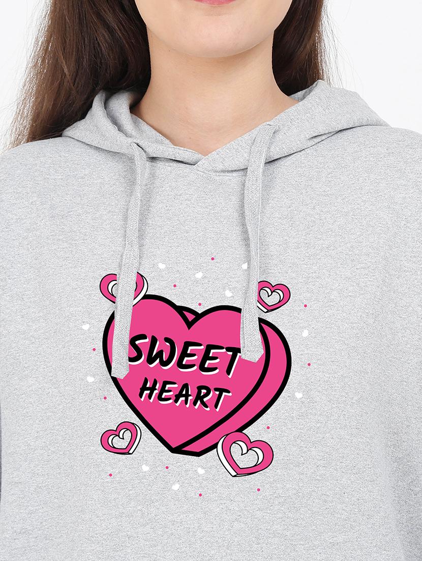 hooded neck graphic sweatshirt - 17971705 - Standard Image - 2
