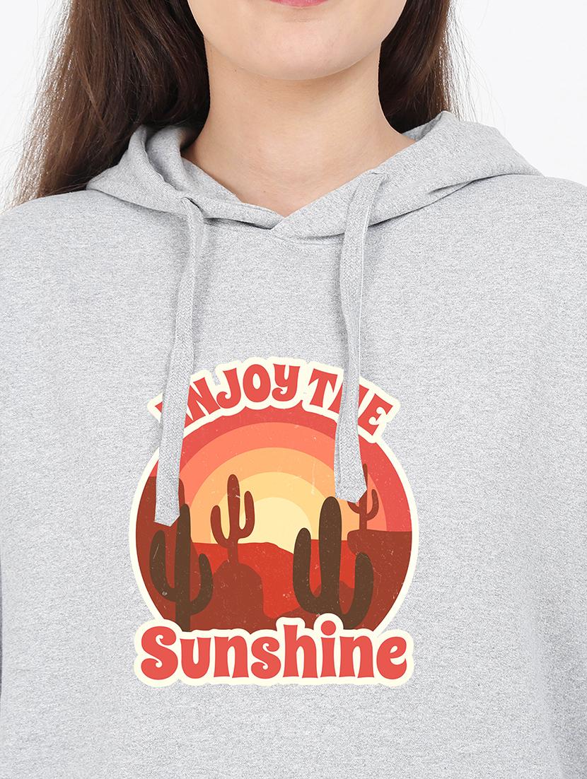 hooded neck graphic sweatshirt - 17971707 - Standard Image - 2