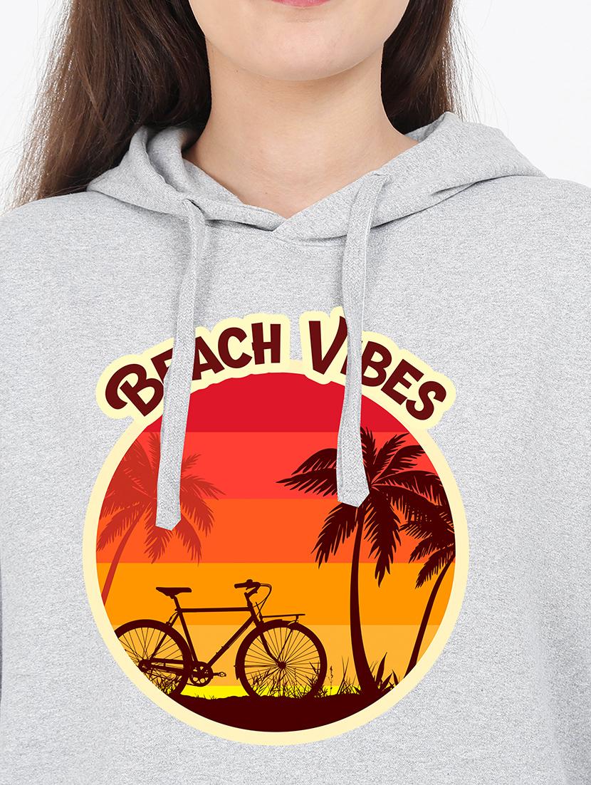 hooded neck graphic sweatshirt - 17971708 - Standard Image - 2