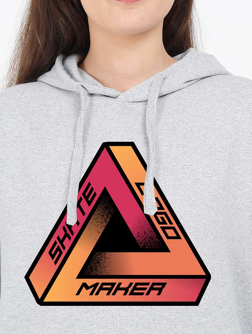 hooded neck graphic sweatshirt - 17971733 -  Standard Image - 2