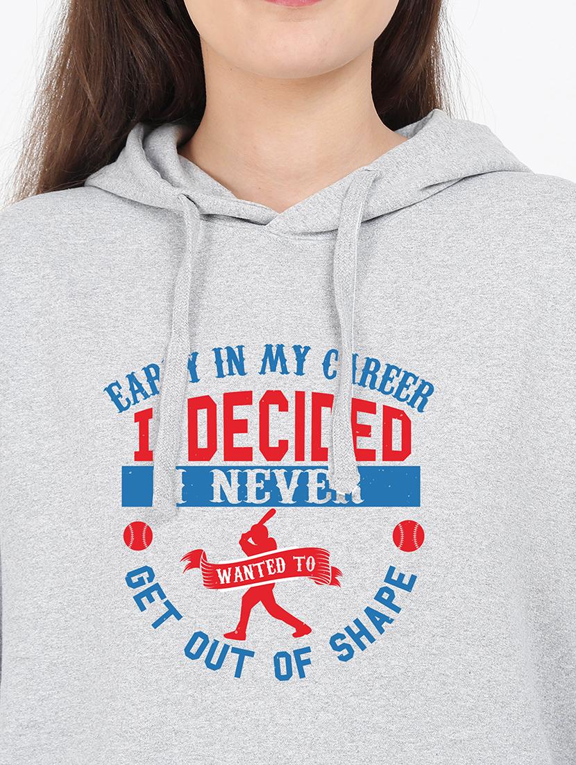 hooded neck graphic sweatshirt - 17971752 - Standard Image - 2