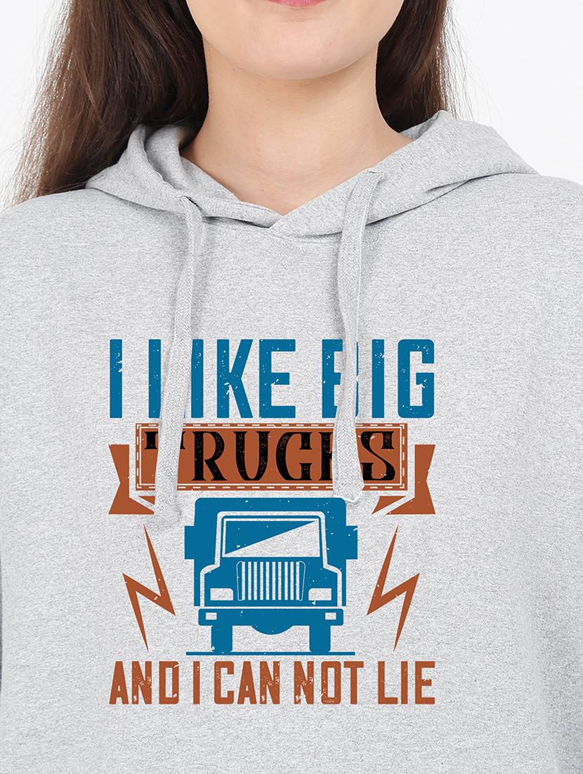 hooded neck graphic sweatshirt - 17971784 - Standard Image - 2