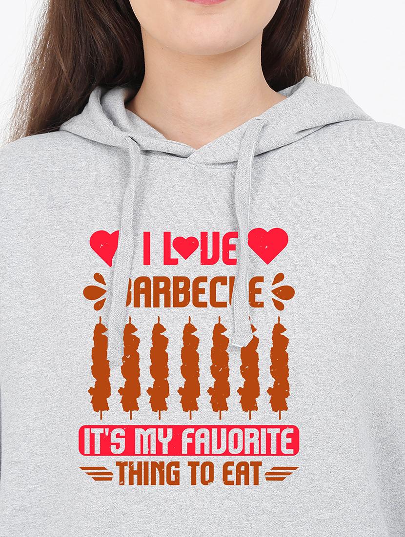 hooded neck graphic sweatshirt - 17971787 - Standard Image - 2