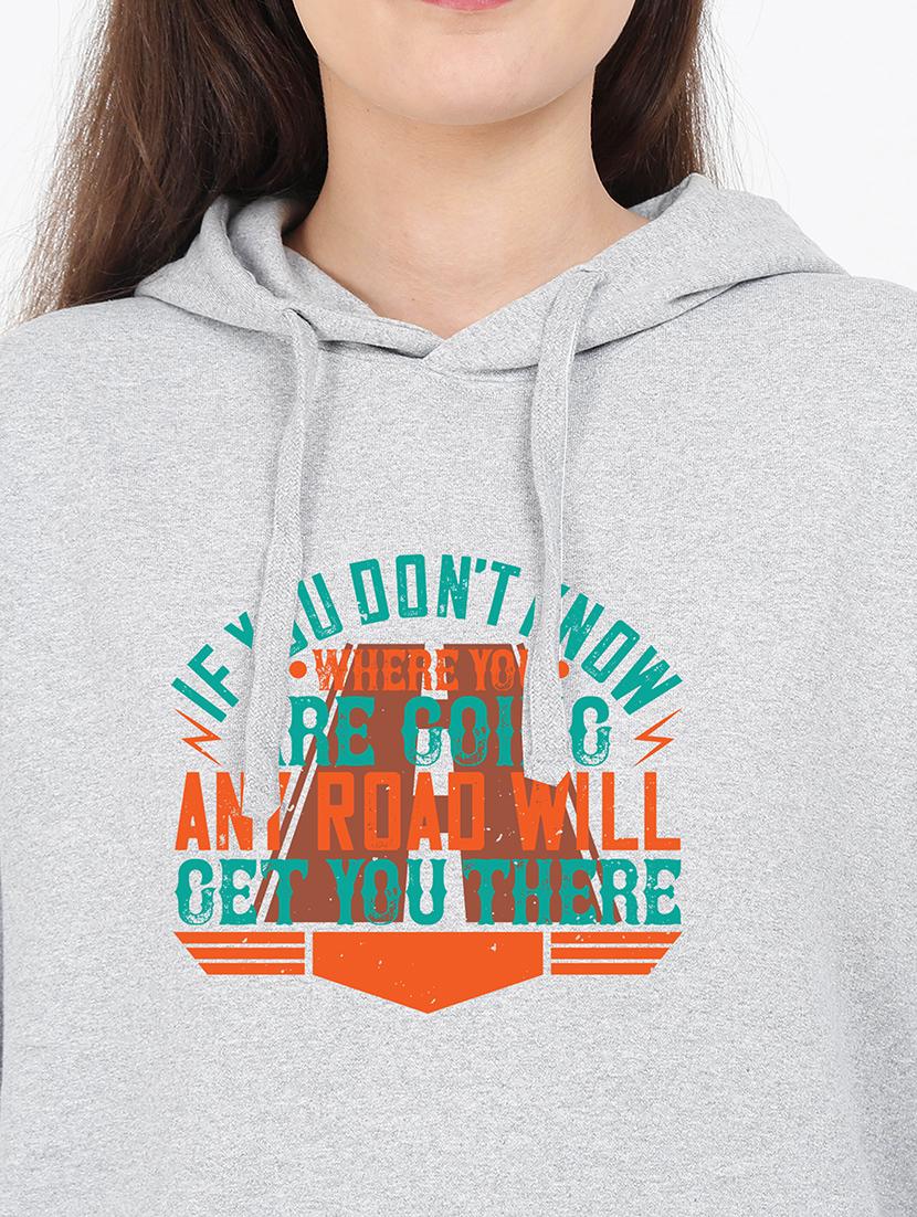hooded neck graphic sweatshirt - 17971804 - Standard Image - 2