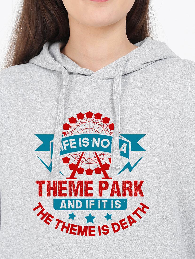 hooded neck graphic sweatshirt - 17971820 - Standard Image - 2