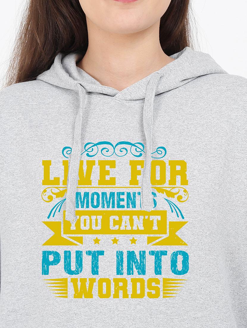 hooded neck graphic sweatshirt - 17971822 - Standard Image - 2