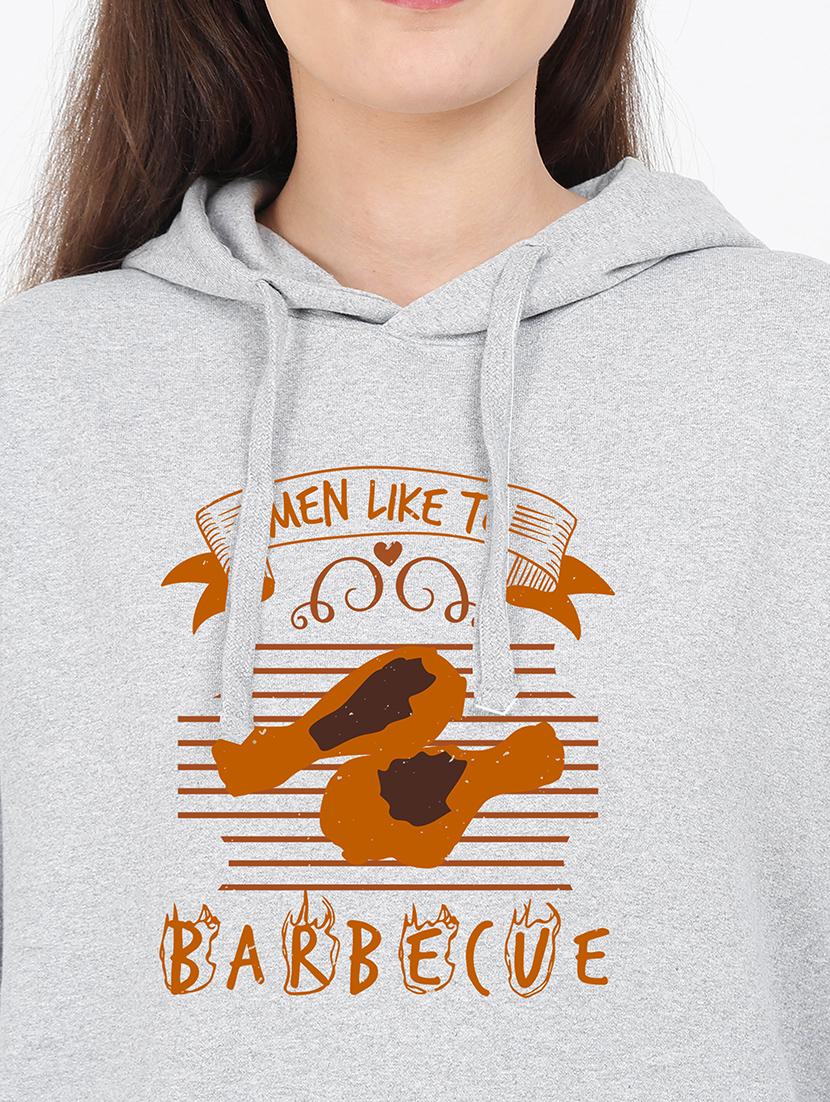 hooded neck graphic sweatshirt - 17971828 - Standard Image - 2