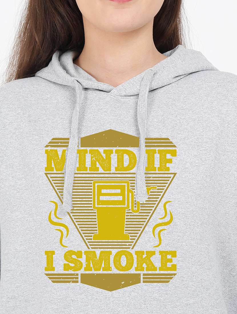 hooded neck graphic sweatshirt - 17971829 -  Standard Image - 2