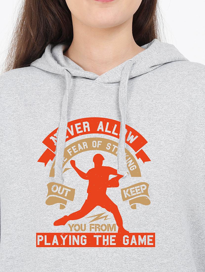 hooded neck graphic sweatshirt - 17971833 - Standard Image - 2
