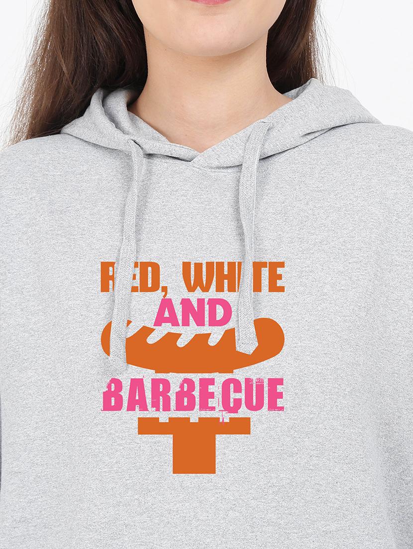 hooded neck graphic sweatshirt - 17971845 - Standard Image - 2