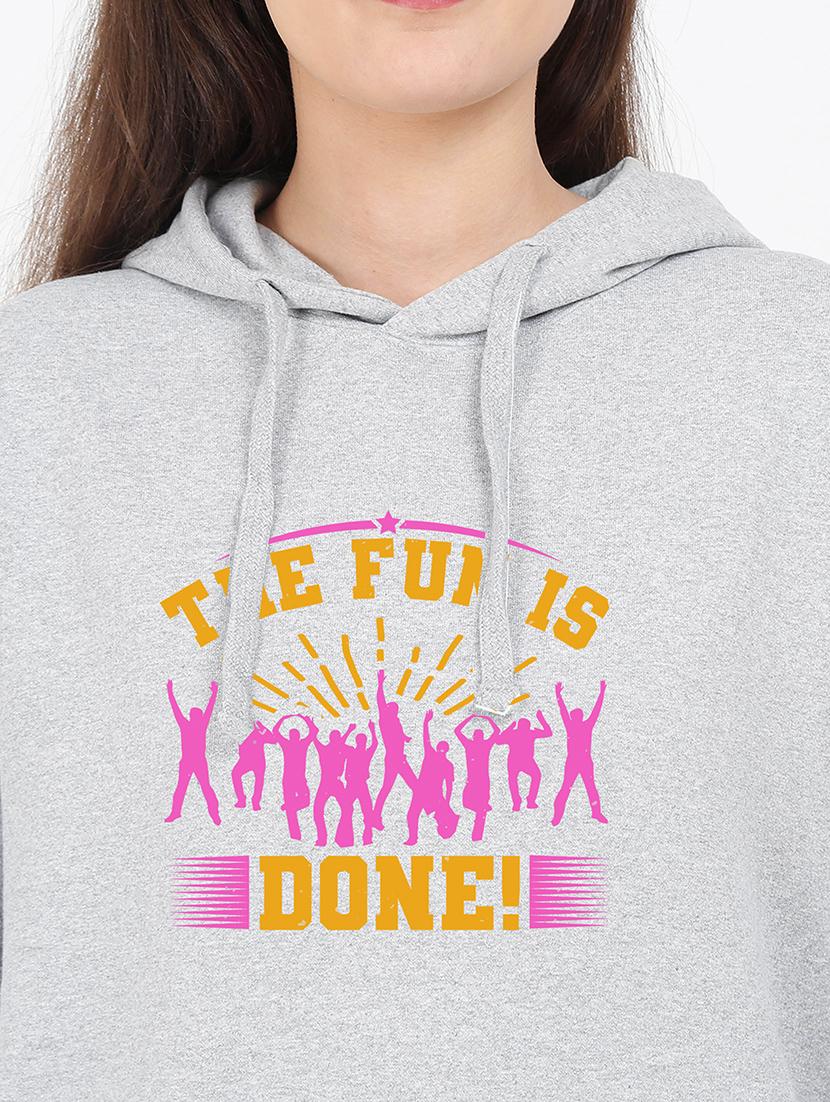 hooded neck graphic sweatshirt - 17971868 - Standard Image - 2