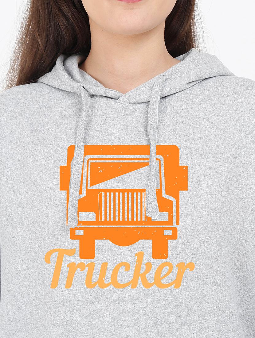 hooded neck graphic sweatshirt - 17971878 - Standard Image - 2