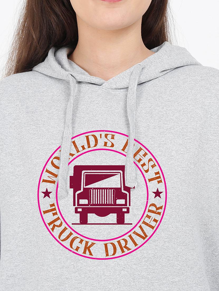 hooded neck graphic sweatshirt - 17971891 - Standard Image - 2
