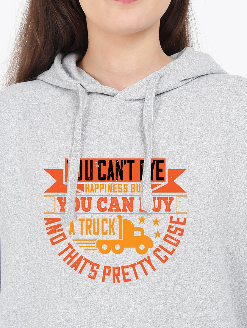 hooded neck graphic sweatshirt - 17971893 - Standard Image - 2