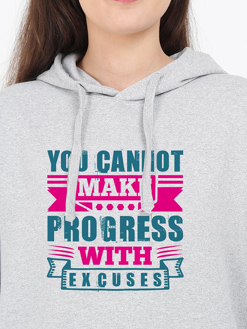hooded neck graphic sweatshirt - 17971922 - Standard Image - 2