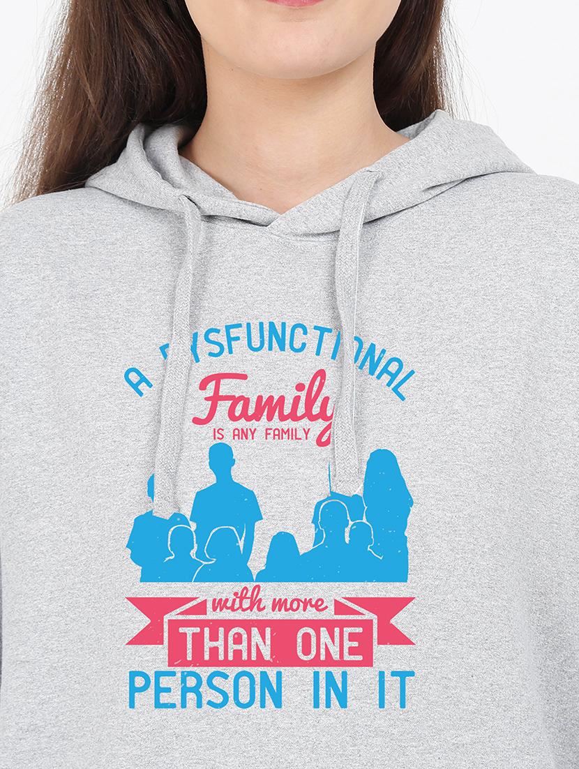 hooded neck graphic sweatshirt - 17971928 - Standard Image - 2