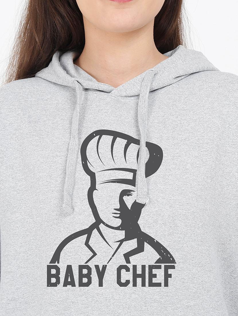 hooded neck graphic sweatshirt - 17971948 - Standard Image - 2