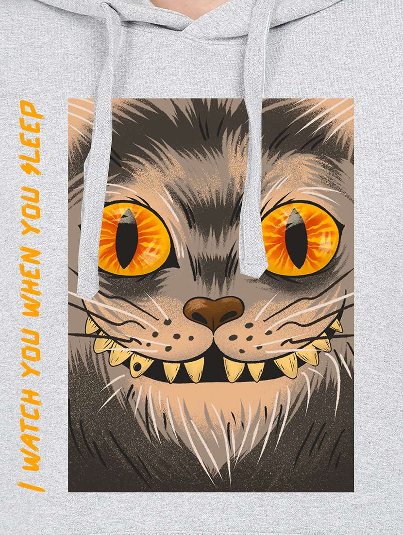 hooded neck graphic sweatshirt - 17972007 -  Standard Image - 2