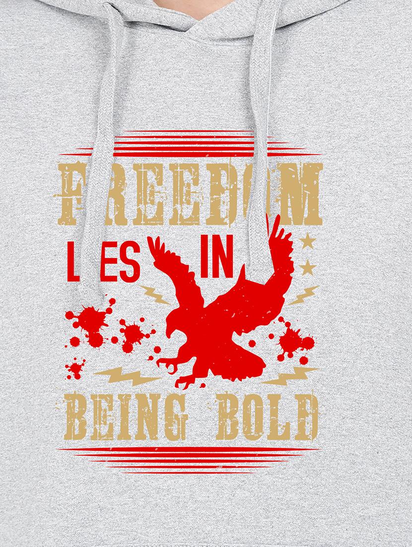 hooded neck graphic sweatshirt - 17972053 - Standard Image - 2
