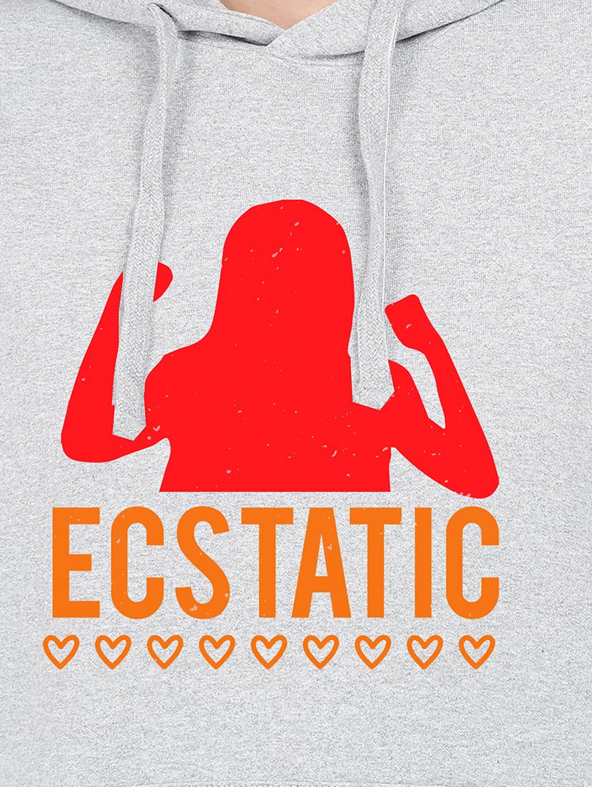 hooded neck graphic sweatshirt - 17972055 - Standard Image - 2