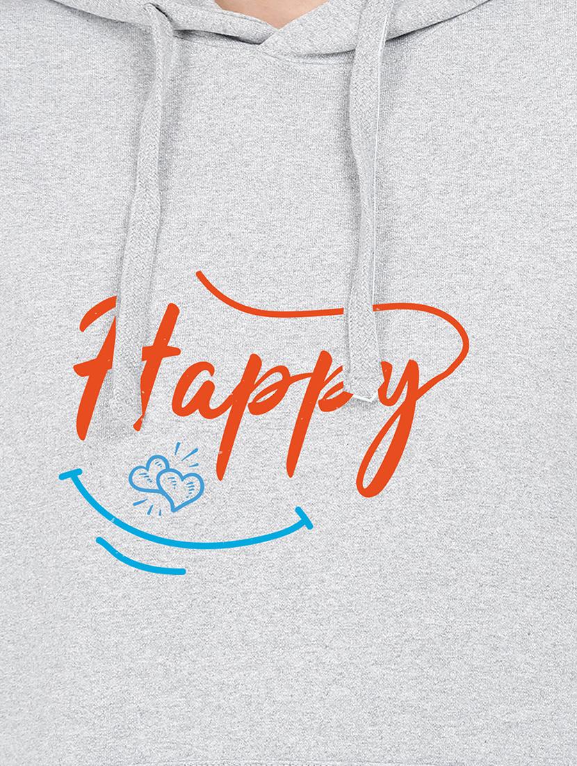 hooded neck graphic sweatshirt - 17972065 - Standard Image - 2