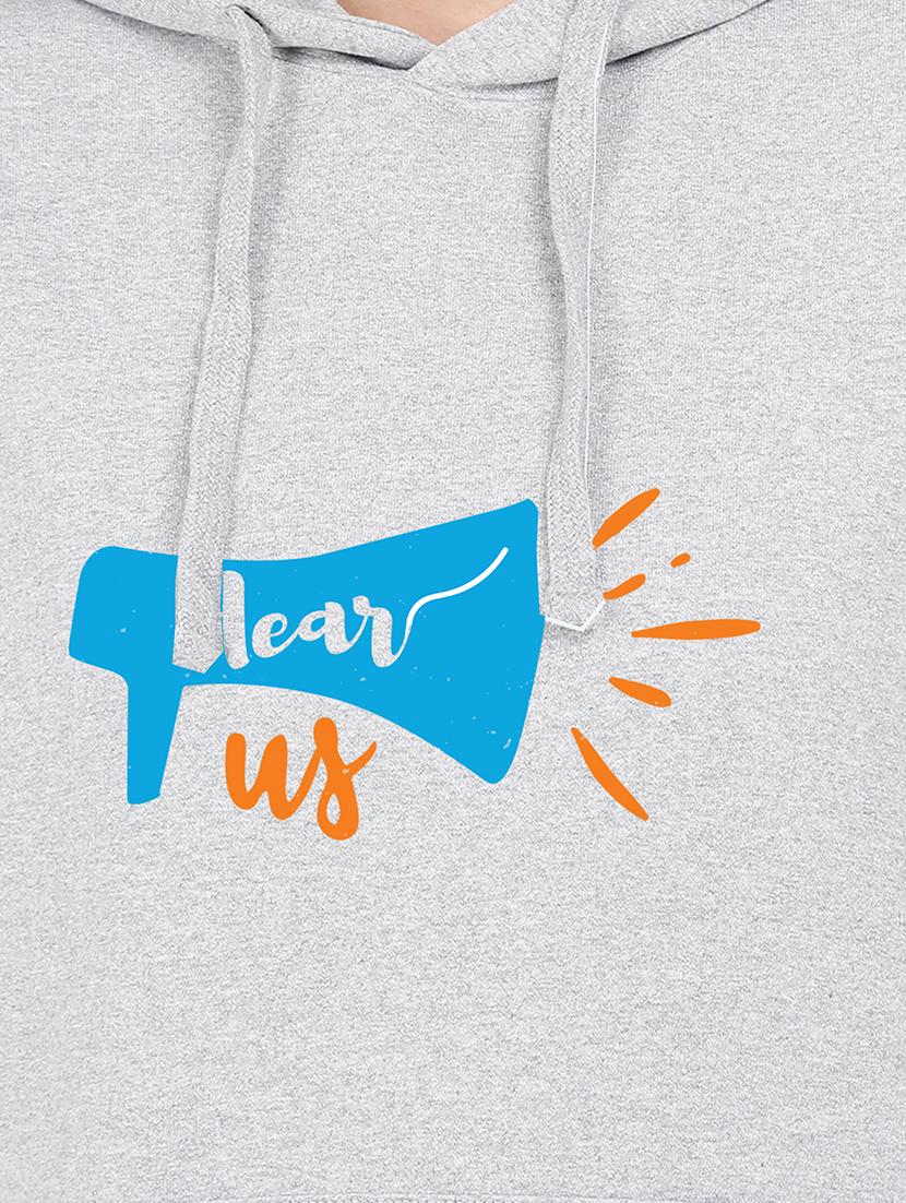 hooded neck graphic sweatshirt - 17972066 - Standard Image - 2
