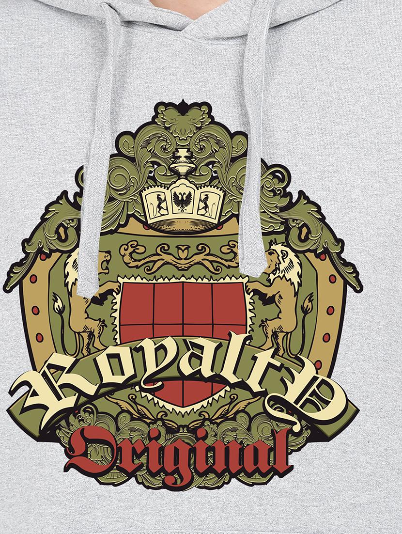 hooded neck graphic sweatshirt - 17972081 - Standard Image - 2