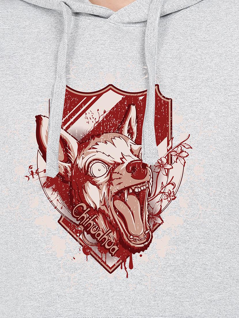 hooded neck graphic sweatshirt - 17972088 - Standard Image - 2