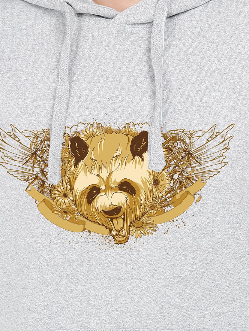 hooded neck graphic sweatshirt - 17972093 - Standard Image - 2