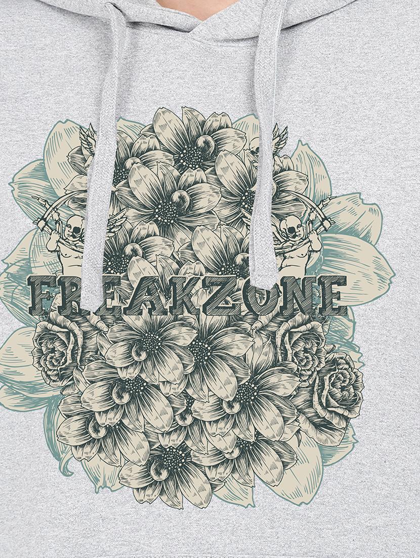 hooded neck graphic sweatshirt - 17972102 - Standard Image - 2