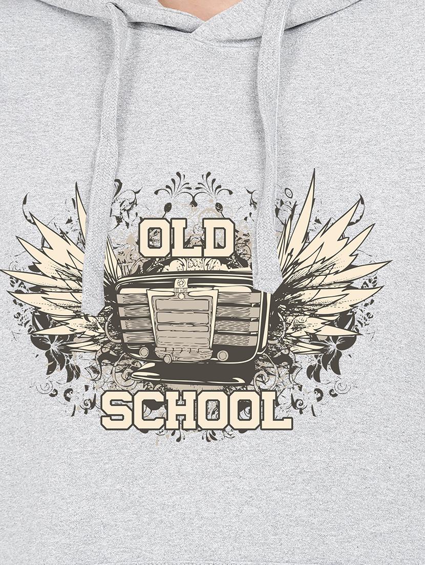 hooded neck graphic sweatshirt - 17972112 - Standard Image - 2