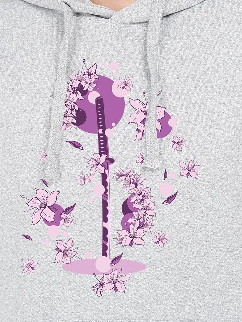 hooded neck graphic sweatshirt - 17972125 - Standard Image - 2