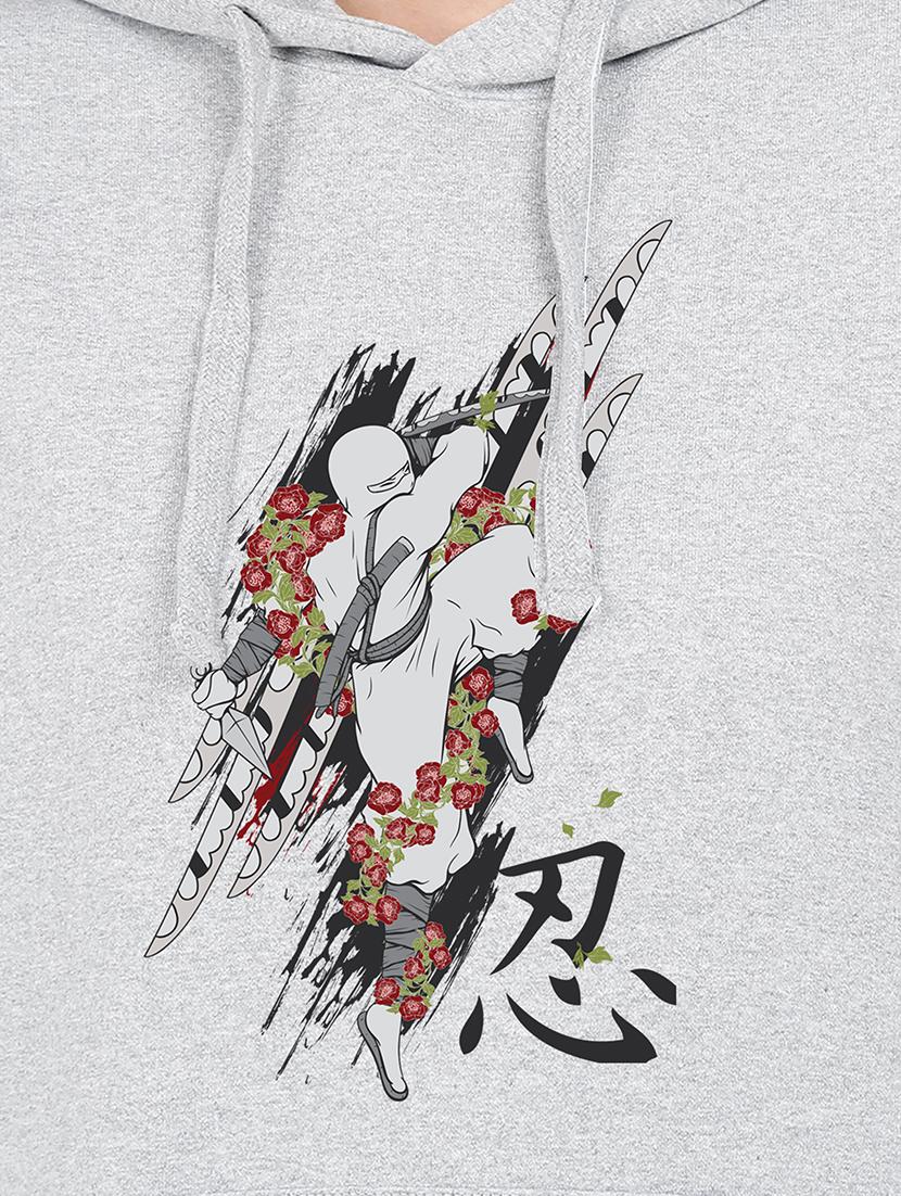 hooded neck graphic sweatshirt - 17972126 - Standard Image - 2
