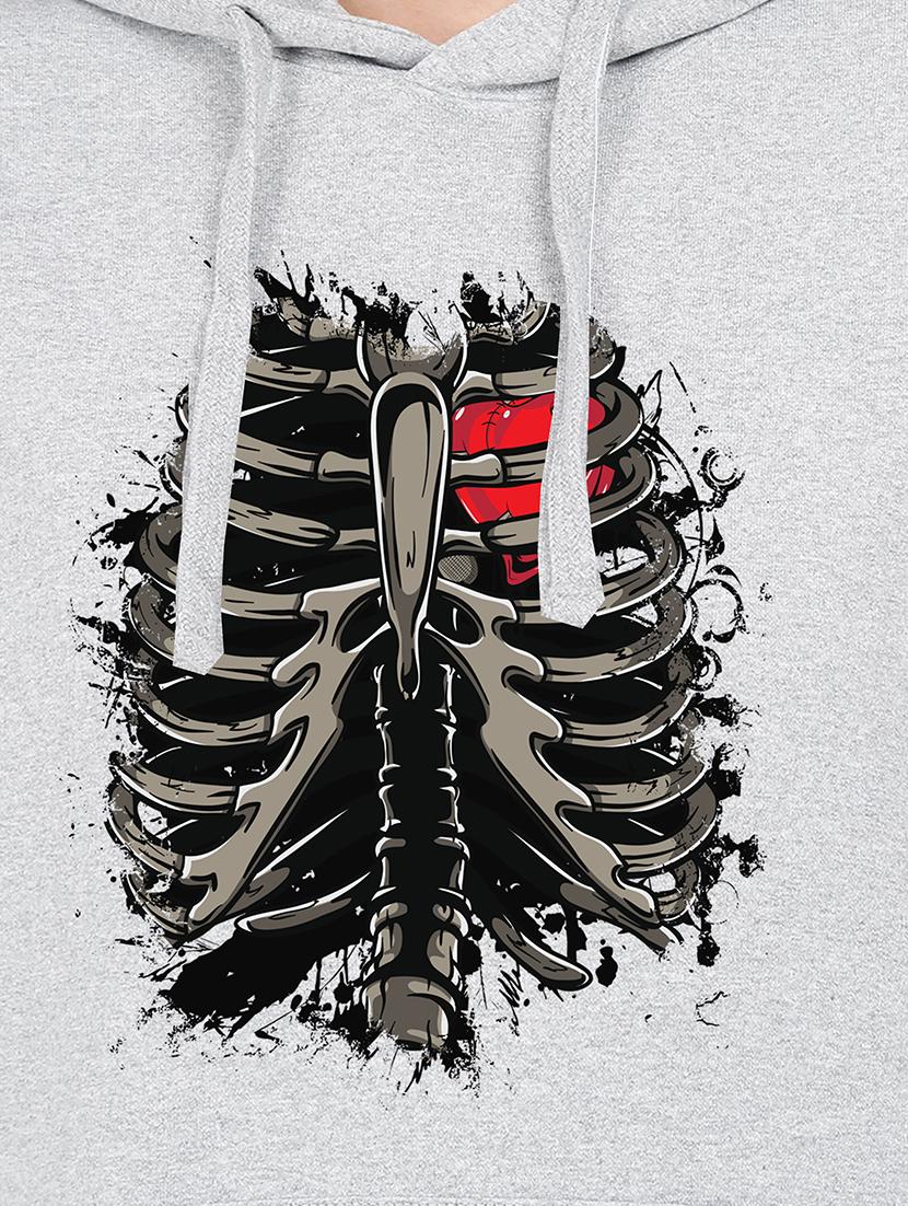 hooded neck graphic sweatshirt - 17972131 - Standard Image - 2