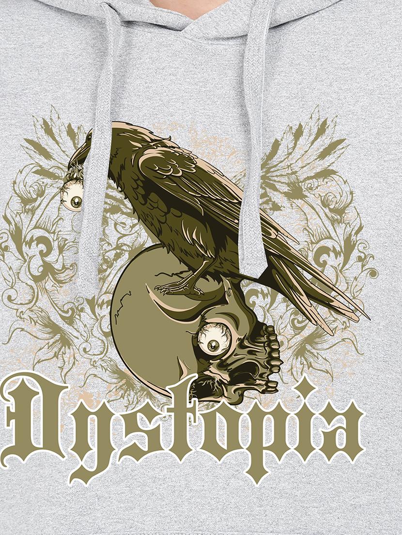 hooded neck graphic sweatshirt - 17972132 - Standard Image - 2