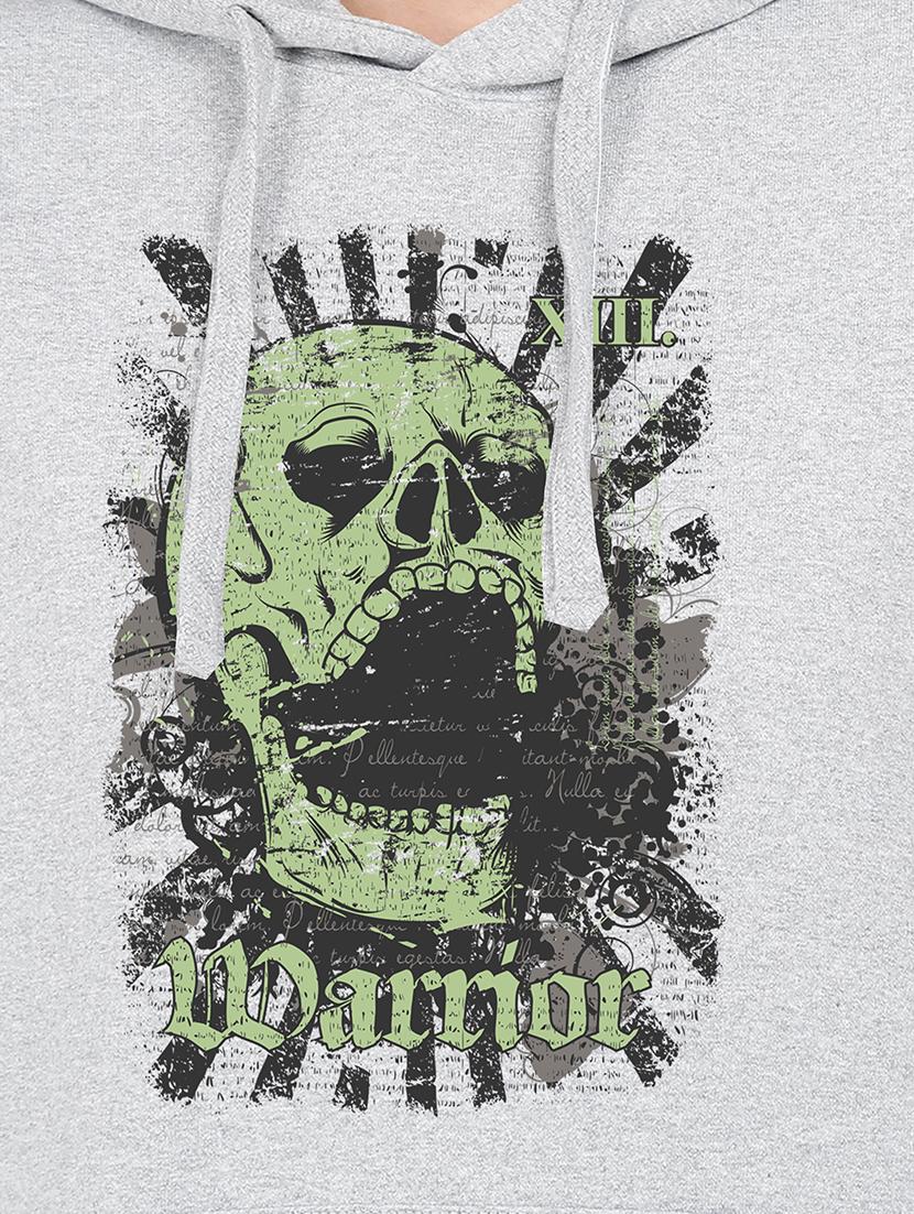 hooded neck graphic sweatshirt - 17972144 - Standard Image - 2