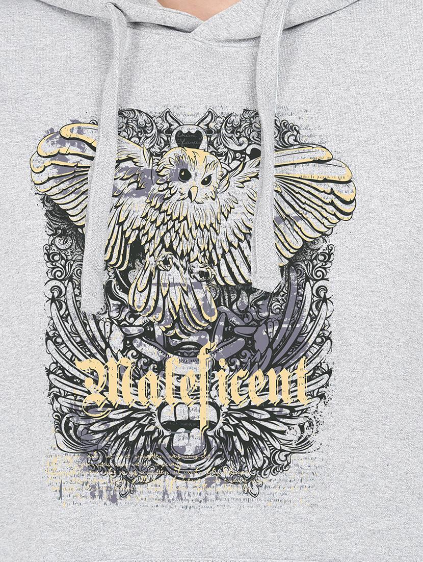 hooded neck graphic sweatshirt - 17972148 - Standard Image - 2
