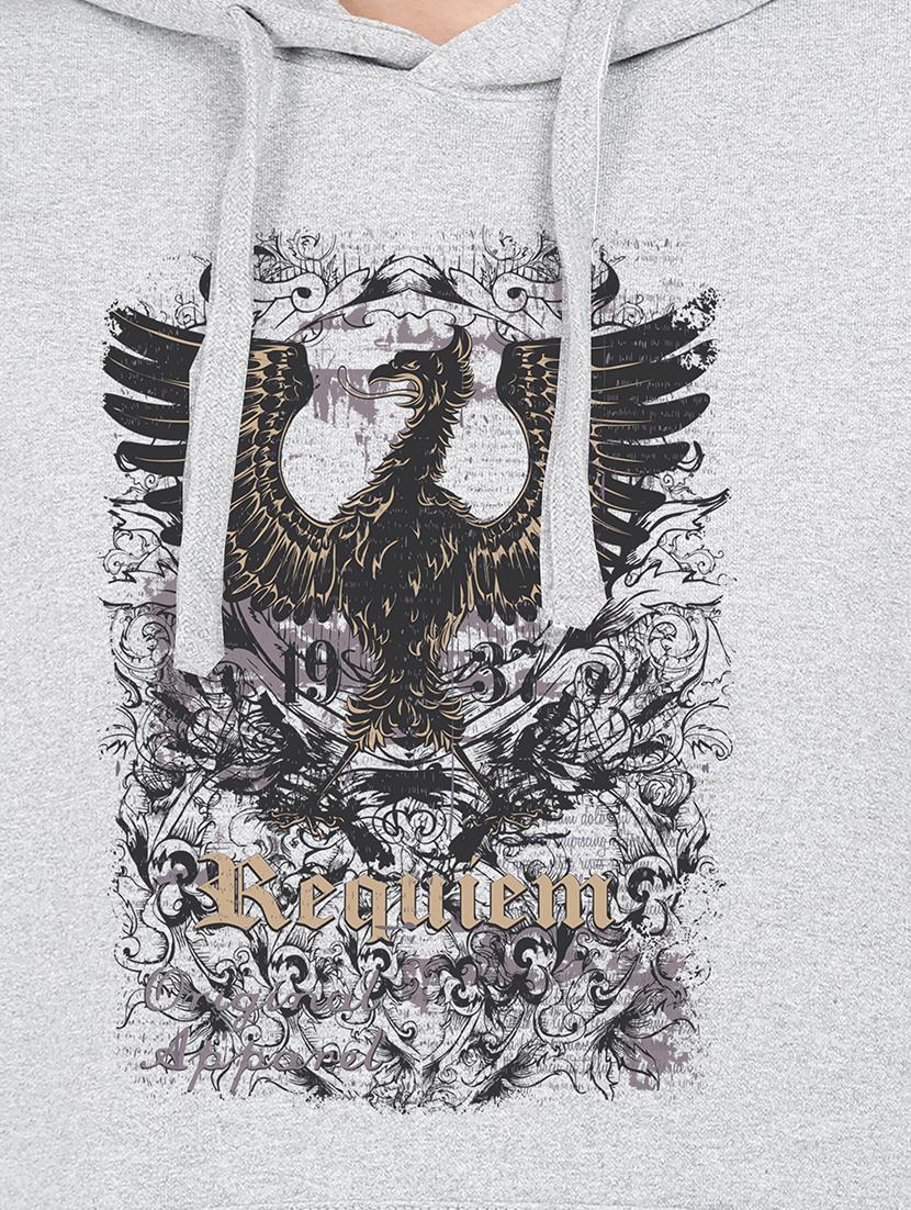 hooded neck graphic sweatshirt - 17972150 - Standard Image - 2