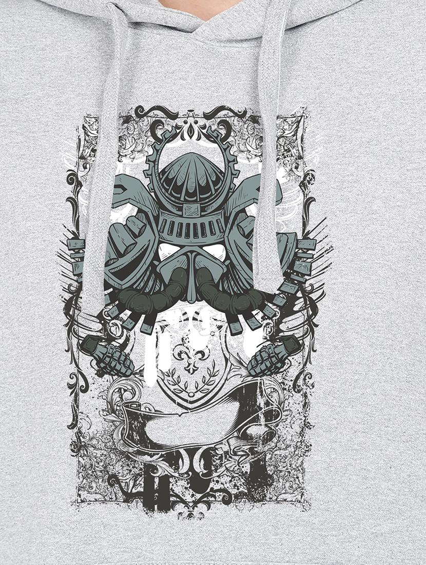 hooded neck graphic sweatshirt - 17972161 - Standard Image - 2